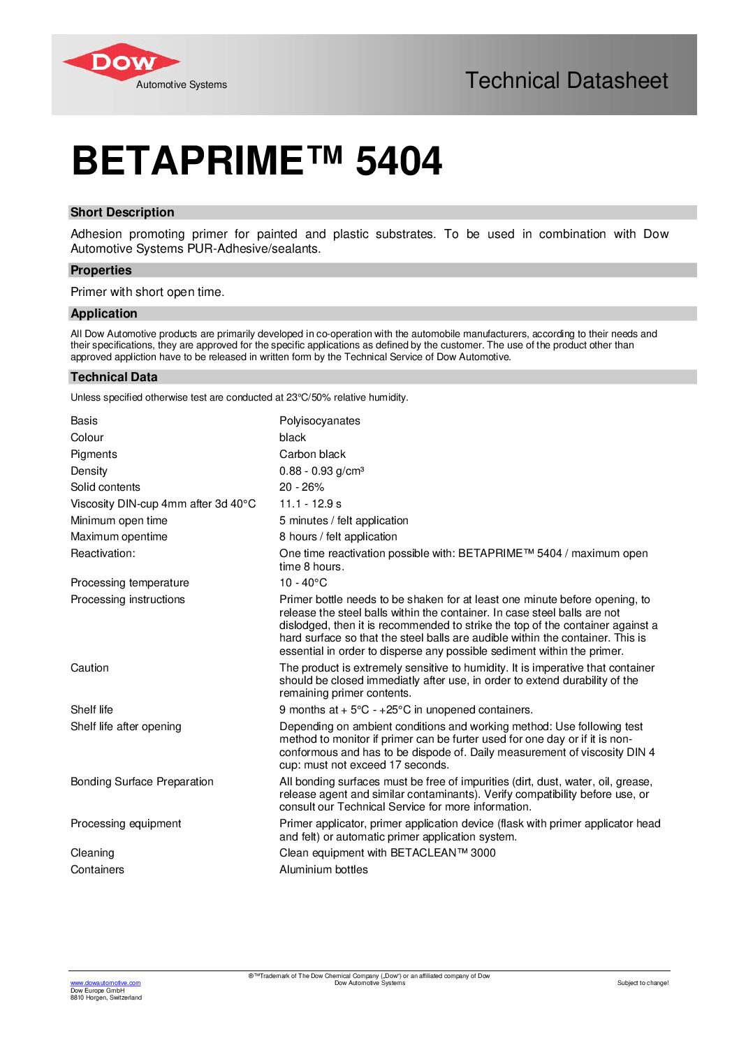 BETAPRIME 5404 100ML